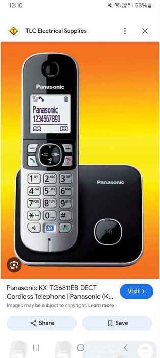 Telefon Panasonic KX-TG6851 NOU