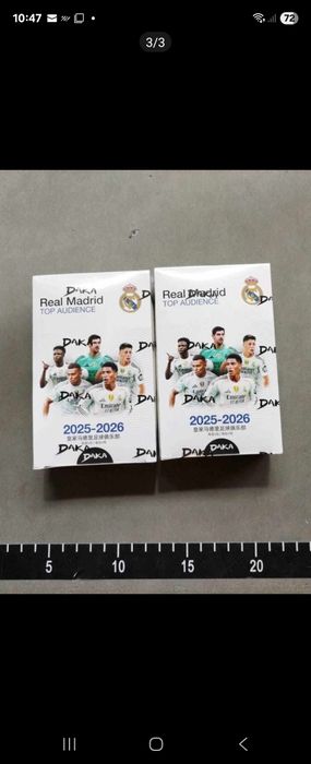 Daka 2025-2026  cartonase sportive Real Madrid și Barcelona.Livreare gratuită în București.