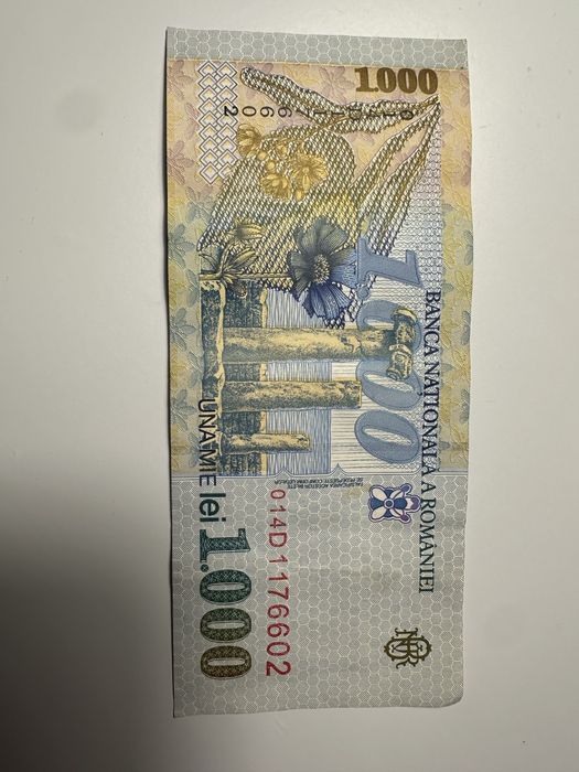 Bancnote 1000 lei si 5000 lei