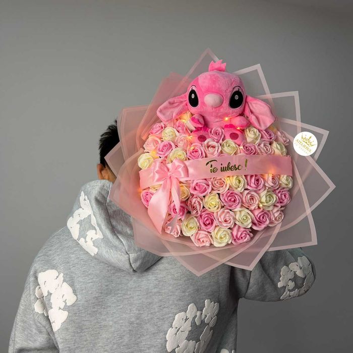 Buchete de trandafiri din sapun&Buchete cu Stitch