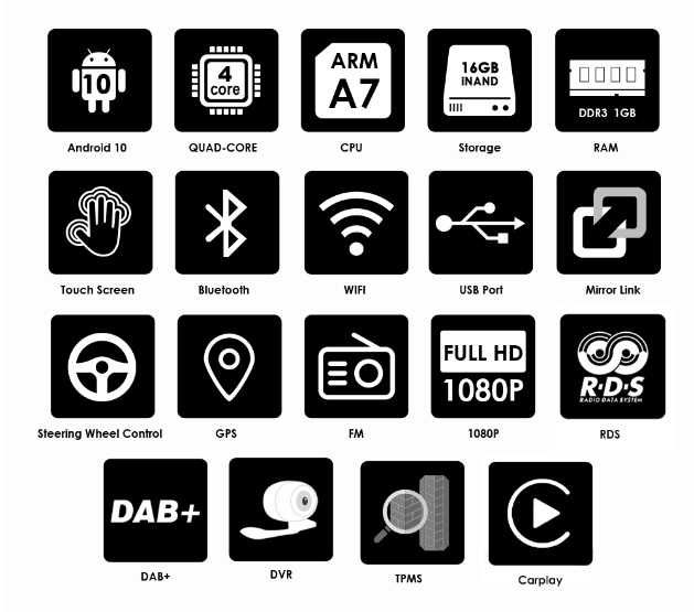 Мултимедия 9" ANDROID 14 за HONDA CIVIC 8 GPS RDS DSP Carplay