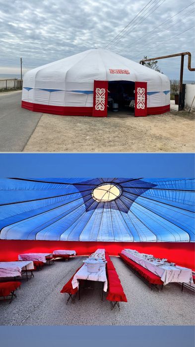 Юрта. Ағаш үй. Темір үй. Палатка