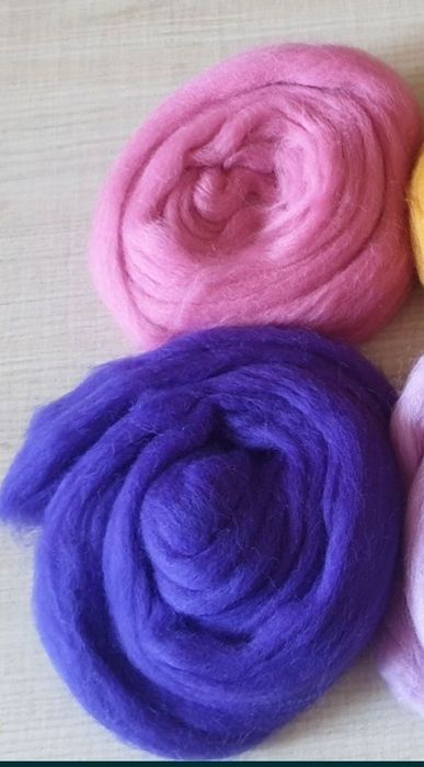 Шерсть натуральная для ручного валяния!