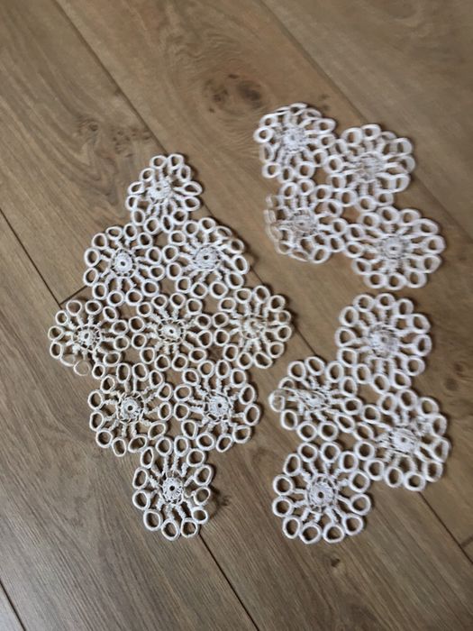 Ръчно плетени покривки на една кука