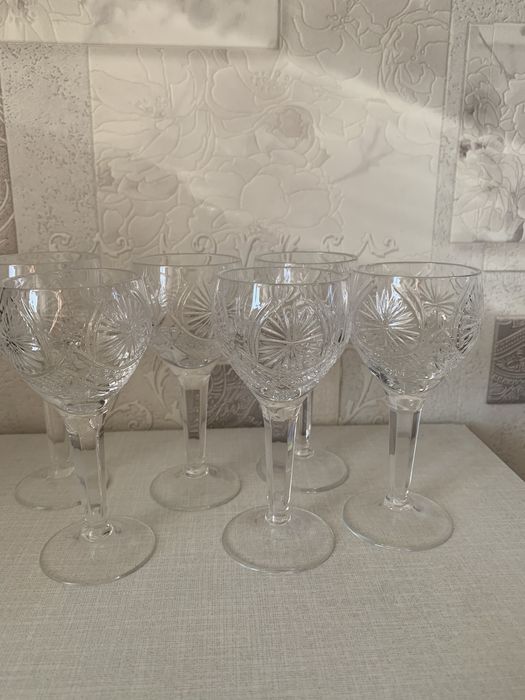 Рюмки хруствльные 6 штук