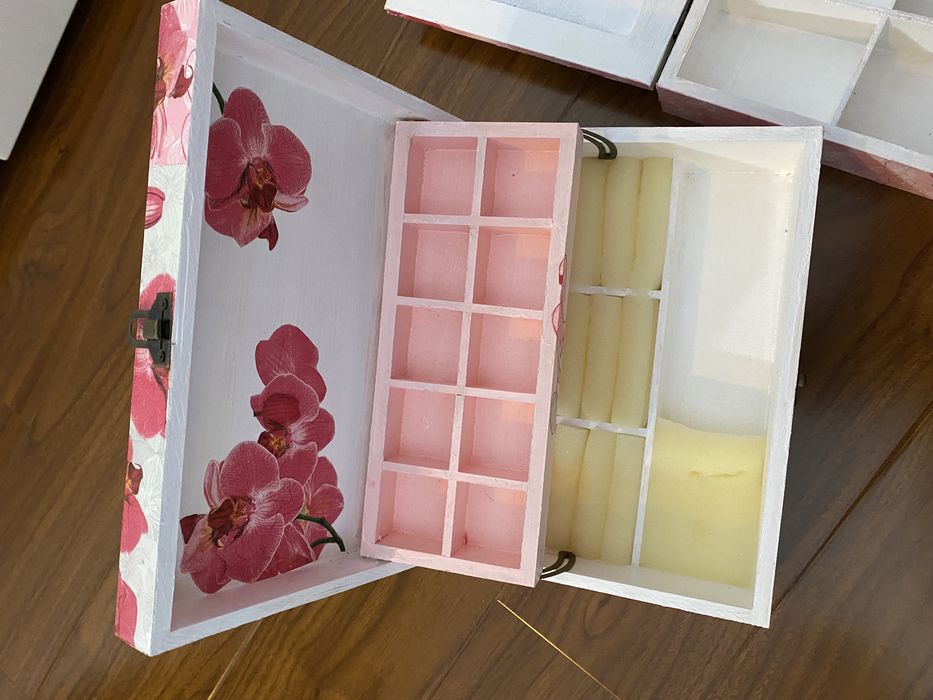 Cutii bijuterii model Orhidee