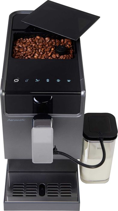 Кoмпактен кафеавтомат,кафемашина Hanseatic със система за капучино