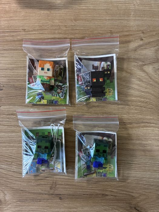Фигурки Minecraft из kinder surprise