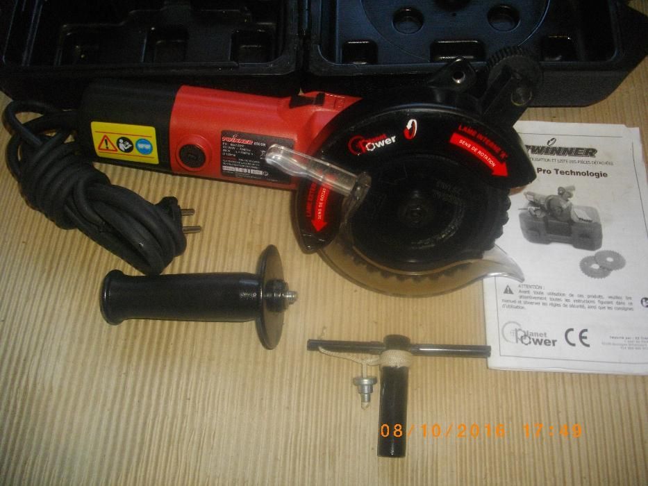 650 Вата Отрезна Машина Мулти Трион Двойно Режещ Twinner SN650 Френски