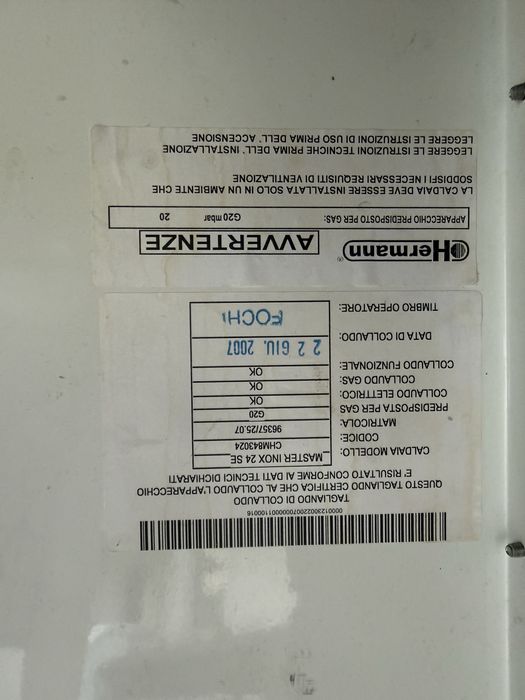 DE VANZARE Centrala Hermann Master Inox 24 SE