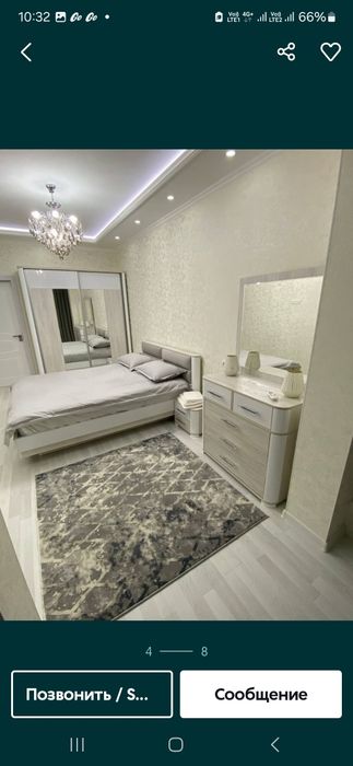 Срочно Аренда 2 ком квартира на караташ. Самарканд дарвоза