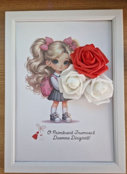Tablouri a4  cu flori eterne
Pentru Mama,Bunica,Învățătoare, Dirigin