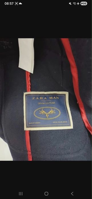 Sacou/palton stil jacheta Zara Man marimea M-L
