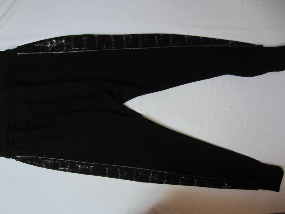Pantalon Philipp Plein,masura XL,Talie=84-92cm,Lung=101cm, noi