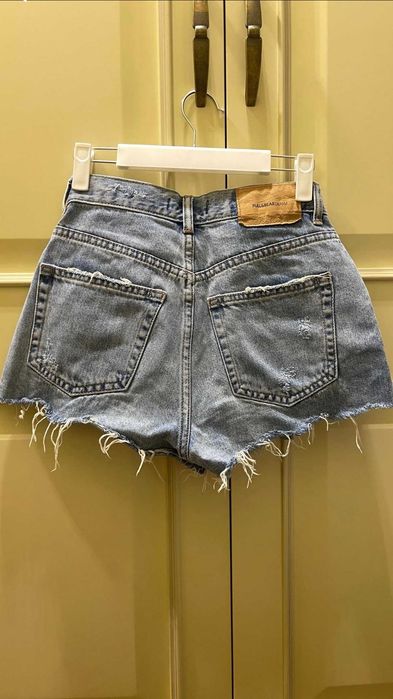 Джинсовые мини-шорты Pull & Bear