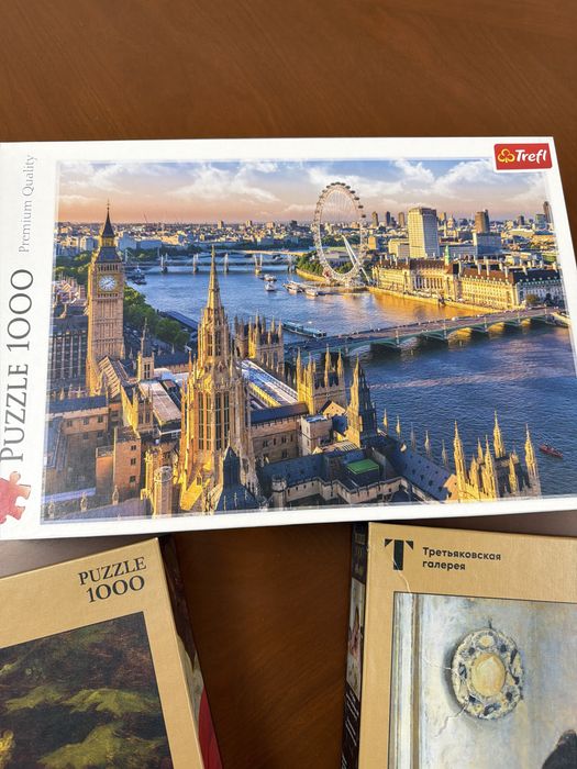 Продам пазлы б/у