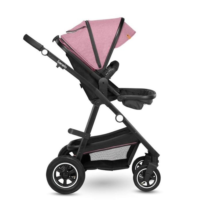 Cărucior multifuncțional 2 în 1, roz
