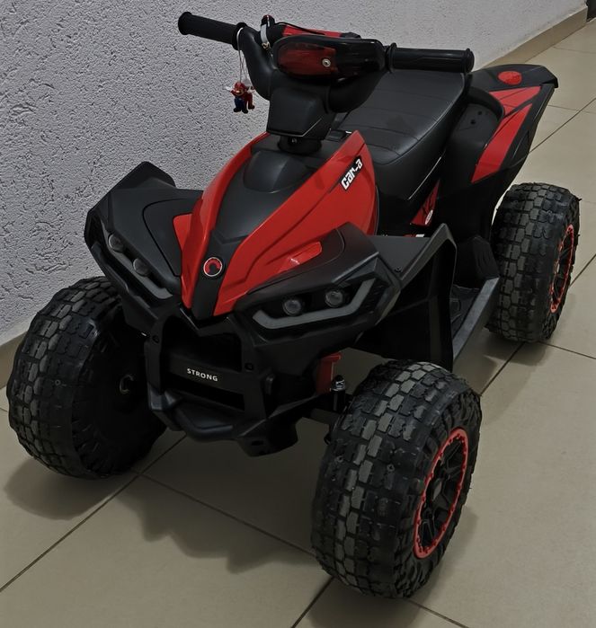 ATV copii Homcom 12v 12ah Bluetooth radio casca bonus