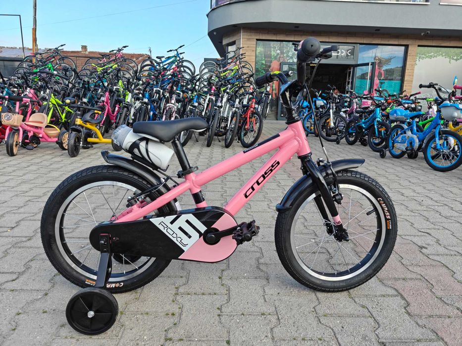 CROSS Алуминиев велосипед 16" ROXY розов