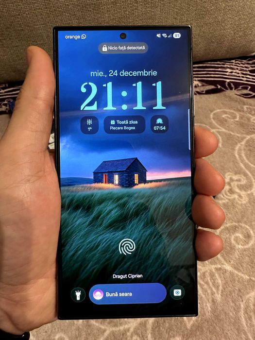 SAMSUNG S24 ULTRA, Titanium, 512GB Întreținut Full Box + Bonus
