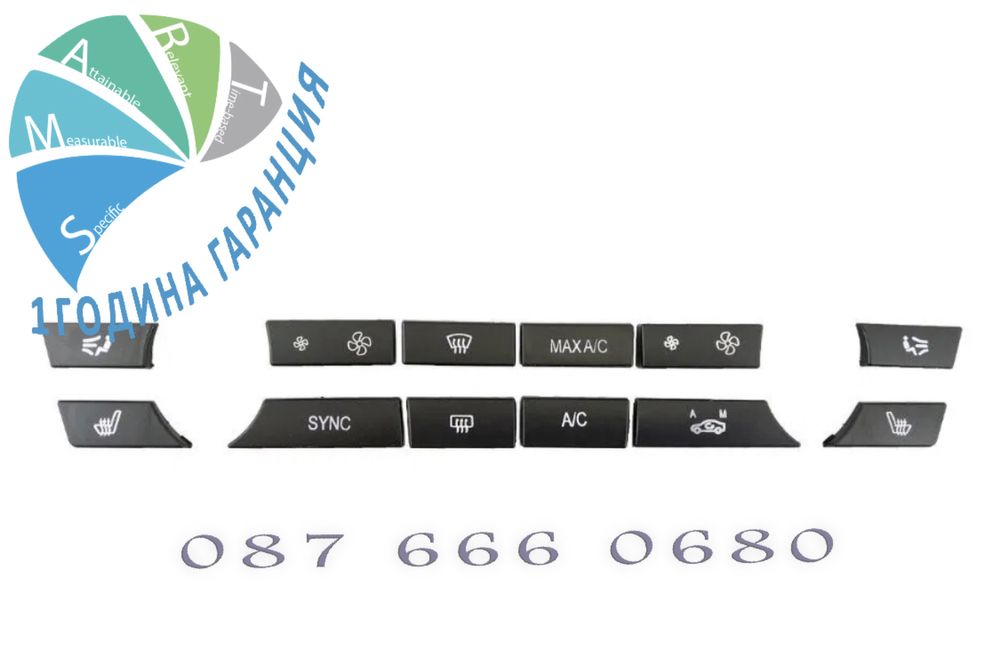 Копчета Конзола Климатик Bmw f10 f11 F02 Парно копче БМВ Ф10 Бутон