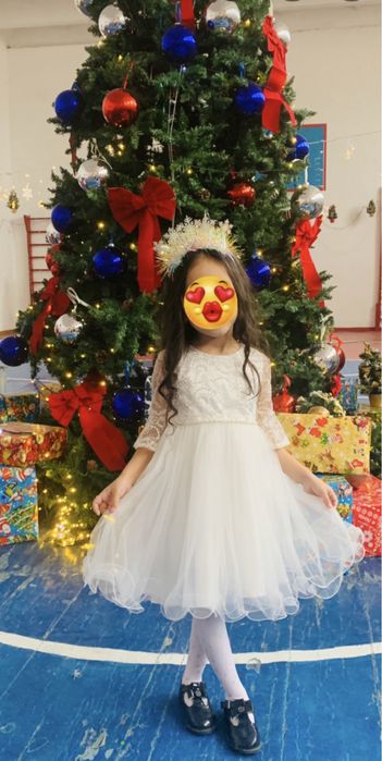 Белое платье для девочек