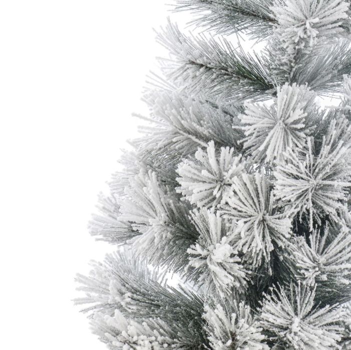 Изкуствено борче/елха със заскрежени иглички