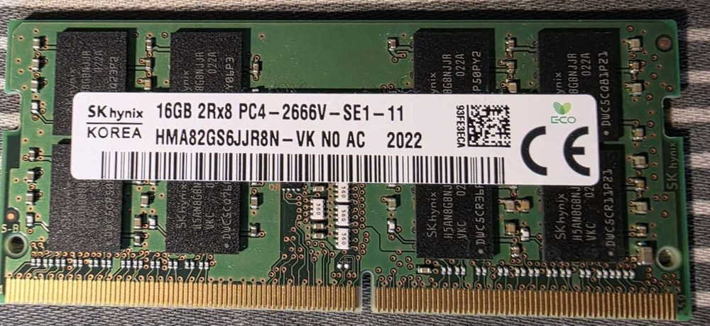 memorie 16GB ddr4 sodim