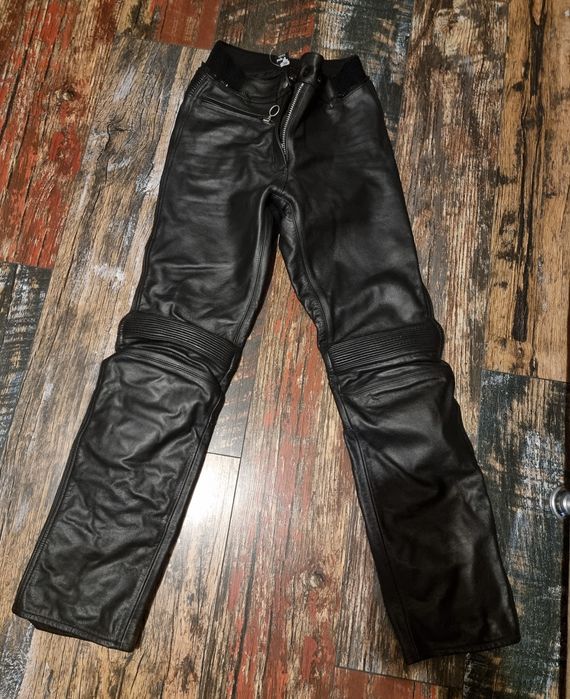 Pantaloni moto dama - piele