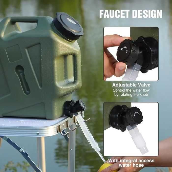 Туба за течности PVC, 12L, Зелен