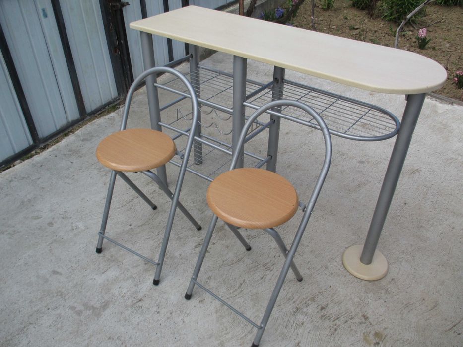 Masa bar inclusiv 2 Scaune Terasa~Balcon~Gradina