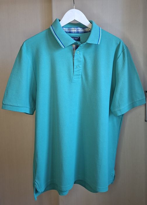 Бирюзовая футболка John Cabot