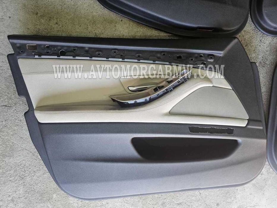 БМВ Ф10 5 серия Бежов комфортен рекаро салон БМВ BMW F10