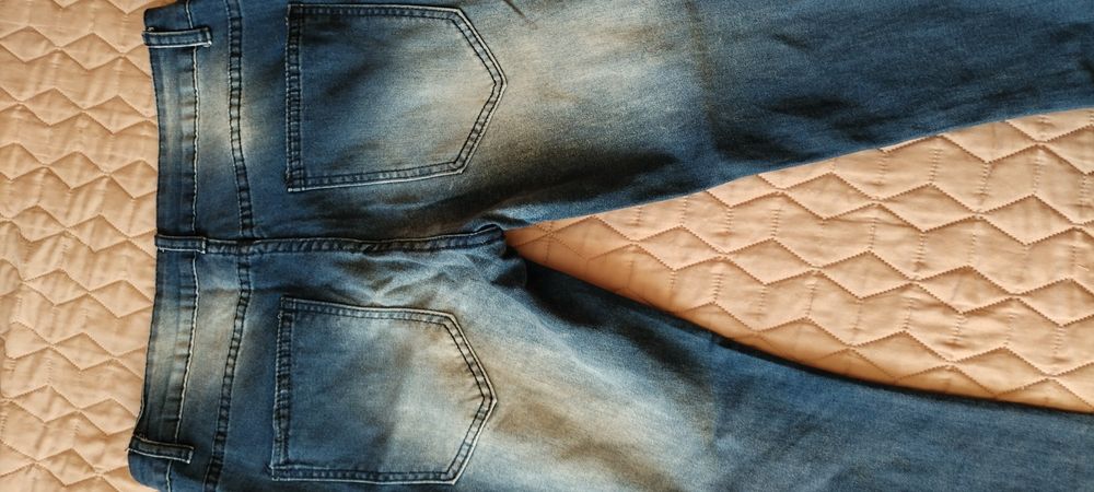 Дамски сини дънки