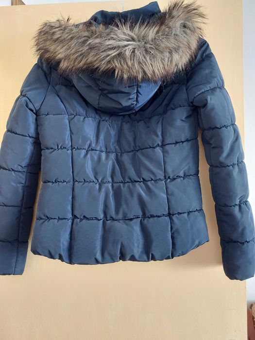 Geaca bleumarin cu gluga H&M