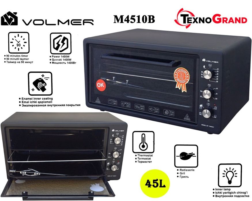 Duxovka,Mini pech,VOLMER 45L