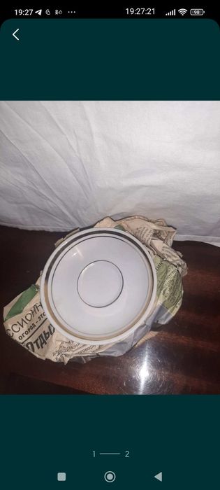 Блюдца красивые советские