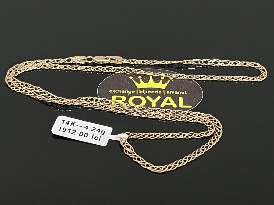 Bijuteria Royal CB : Lant aur 14K 585  4,24 grame