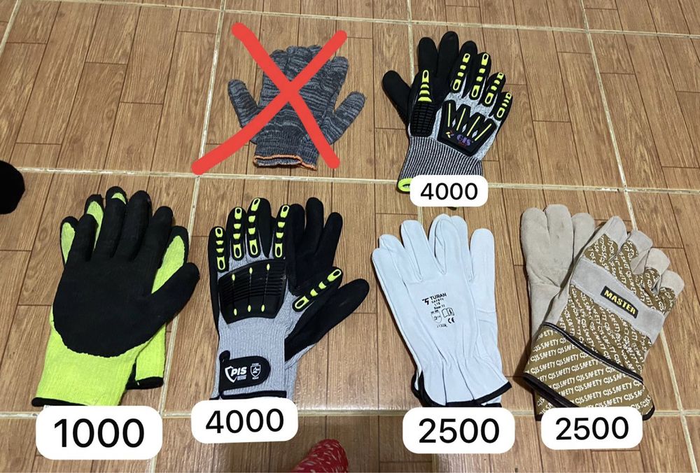 строительные перчатки