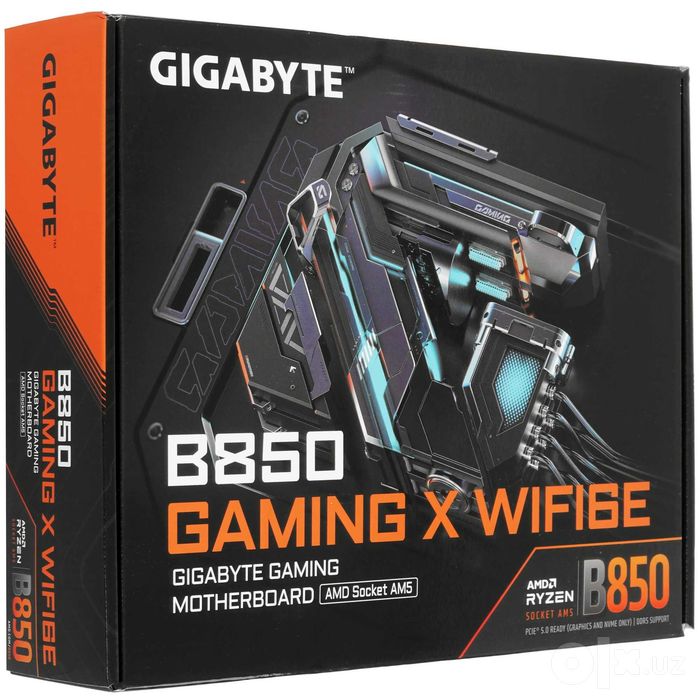 - Материнская плата MB Gigabyte AMD AM5 B850 GAMING X WIFI6E DDR5