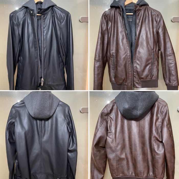 Geaca Piele faux Zara Man