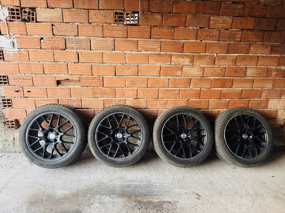 18 Алуминиеви джанти Aluett 5х120 за BMW с гуми Continental (Runflat)