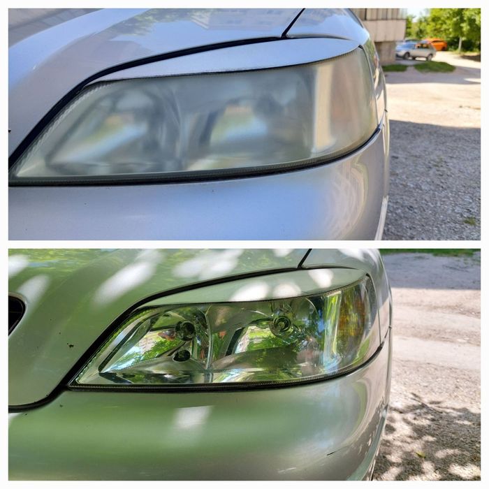 Пастиране,полиране на фарове, стопове и МПС-та. Пране на тапицерия