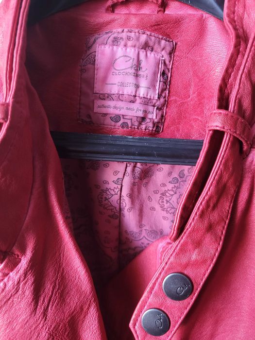 Дамско яке ,винено червено M/L.