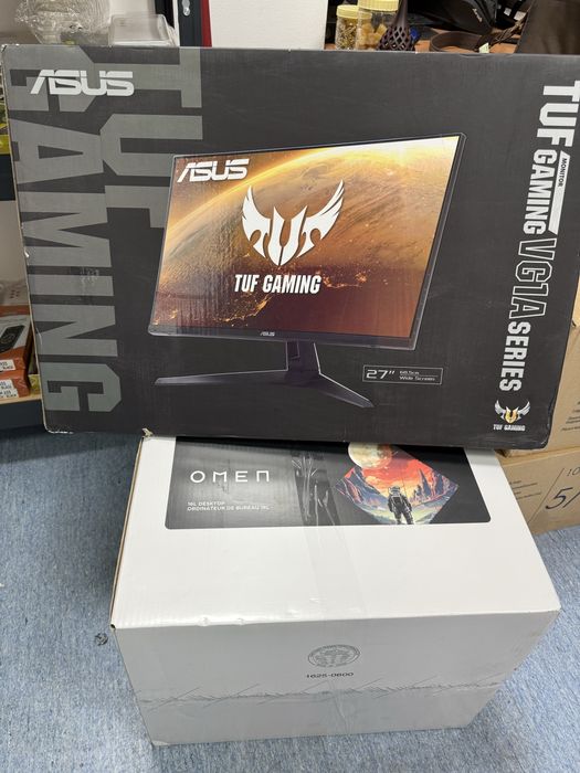 Sistem PC Gaming Omen 16L + Monitor Asus TUF Gaming Sigilate
