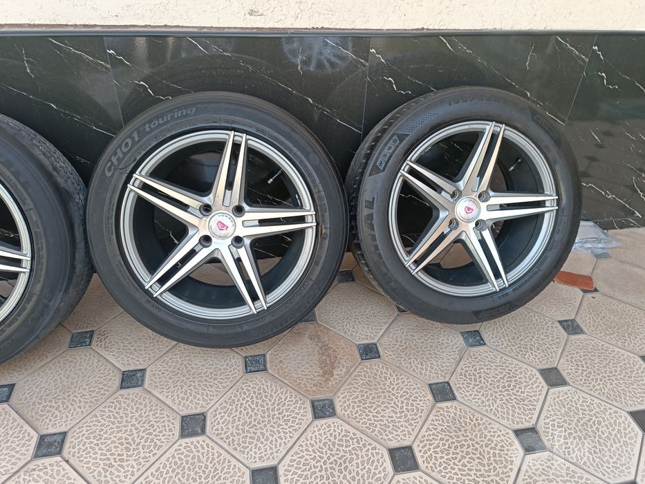 Vossen Diska Balon 195 55 R15 Holati Yaxshi Skitkada