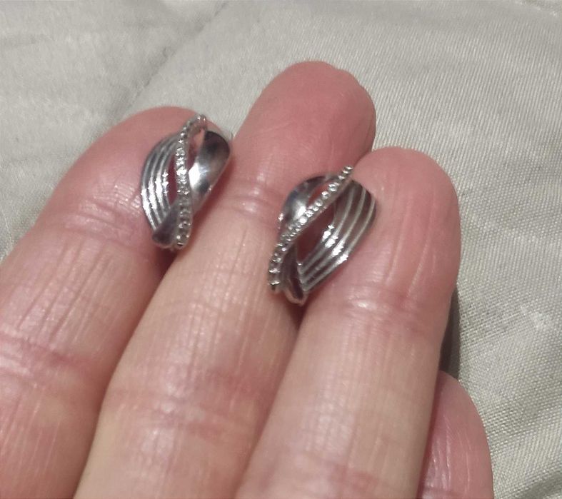 Серьги женские серебро