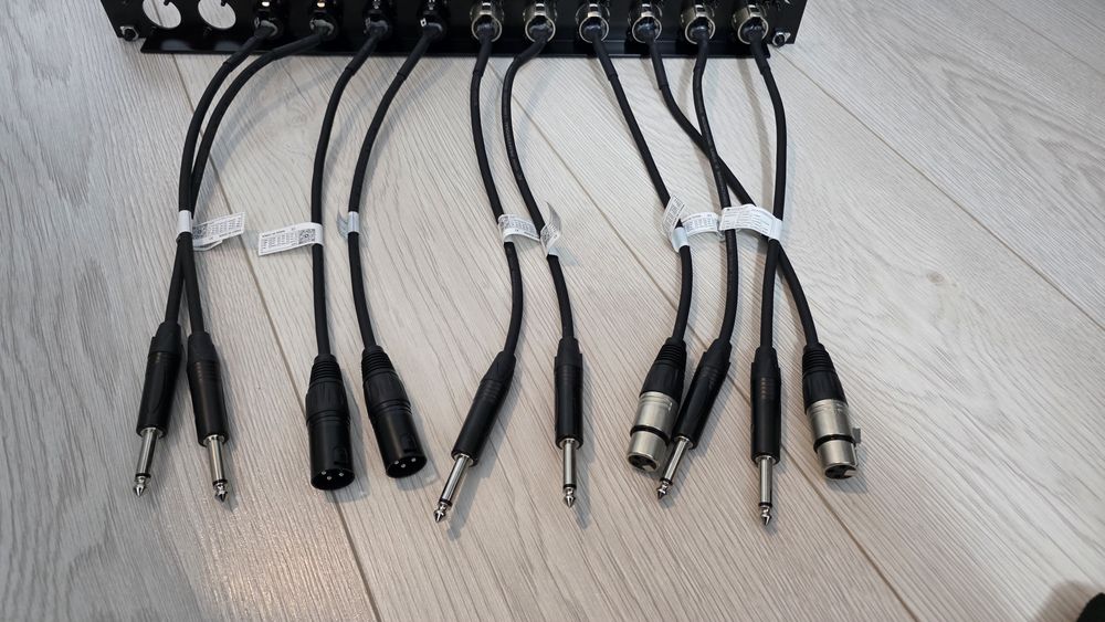 Panou conectica rack 1U, xlr, jack