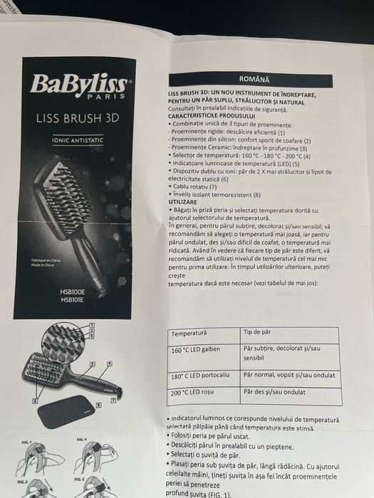 Perie pentru îndreptat părul