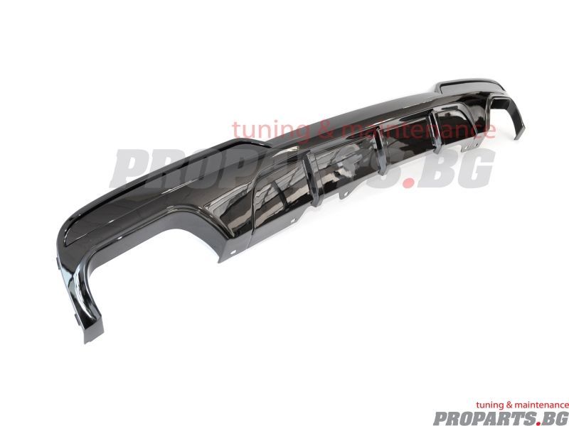 M perfromance дифузер за BMW f10 10-17 м перформанс 550 тип